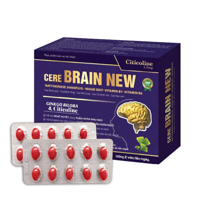Hoạt Huyết Cere Brain New, Hộp 100 Viên